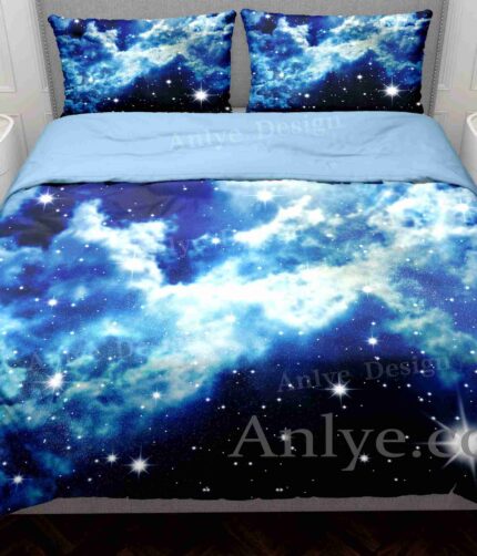 3D Cloudy Skies Duvet Cover Set: A Hot-Selling Gift for a Boy or Girl's Room - Vibrant and Colorful, Perfect for Any Bedroom