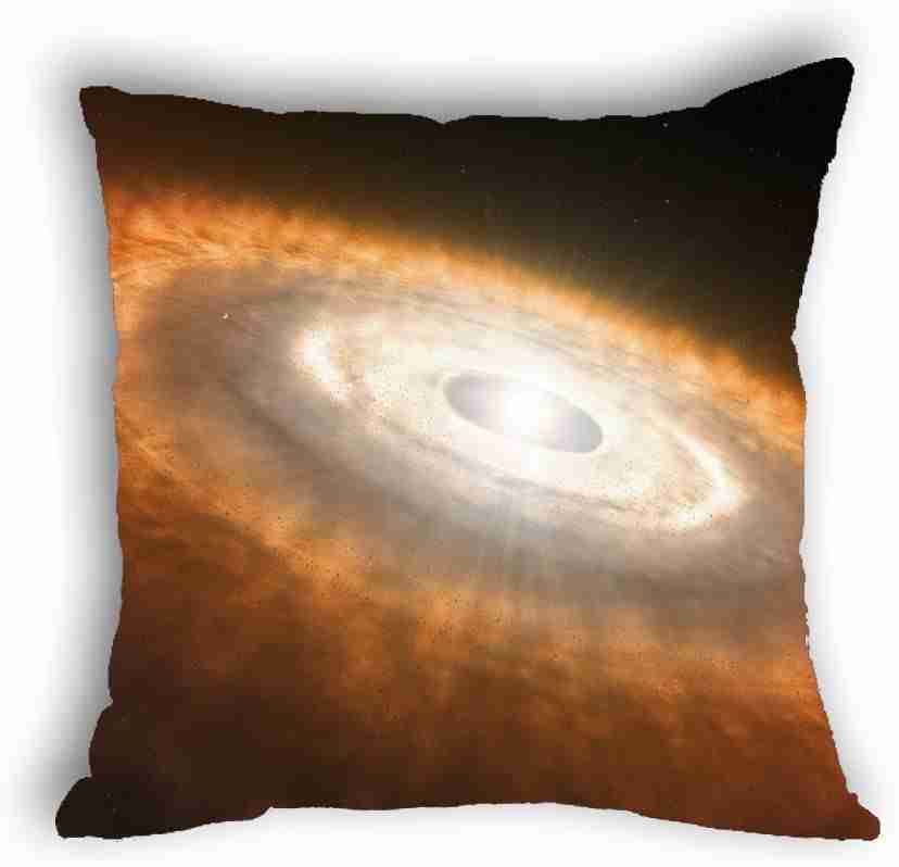 Anlye Yellow Milky Way Pillow case Throw Pillow Cover for Outdoor Cushions Patio Chairs