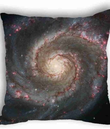 Anlye Galaxy Pillowcase Black Hole Whirlpool Space Cushions Cover 18X18 Satin Pillow case