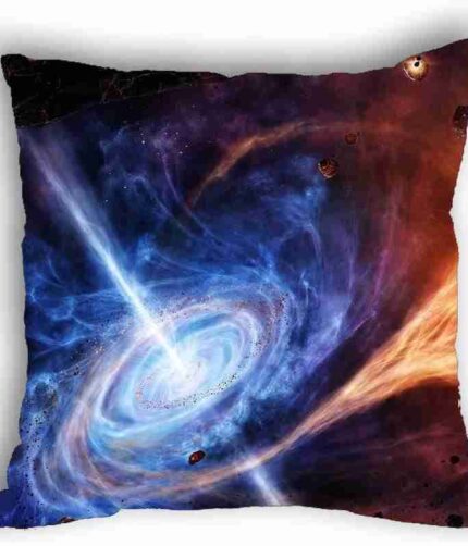 Anlye Galaxy Pillowcase Blue Aurora Cushion Covers Zippered Pillow Covers Patio Cushions case