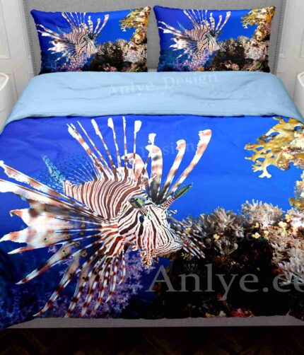 Vibrant and Colorful 3D Underwater World Duvet Cover Set - Perfect for Any Twin, Full, or Boy/Girl's Bedroom